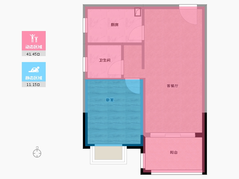 海南省-海口市-海南民生凤凰城-47.07-户型库-动静分区