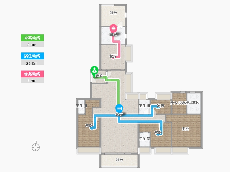 广东省-湛江市-城市海悦花园-194.41-户型库-动静线