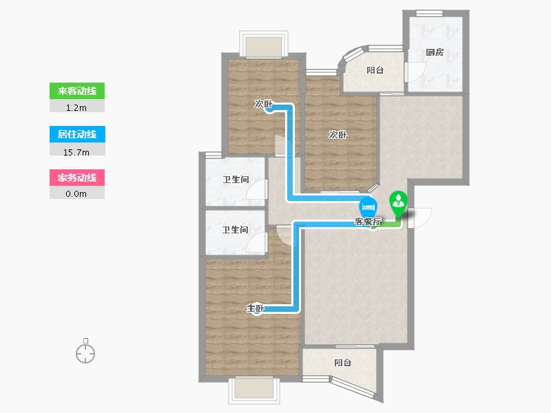 湖北省-武汉市-学雅芳邻-西区-109.29-户型库-动静线