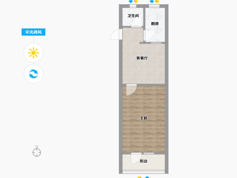 北京-北京市-首都师范大学-家属楼-33.60-户型库-采光通风