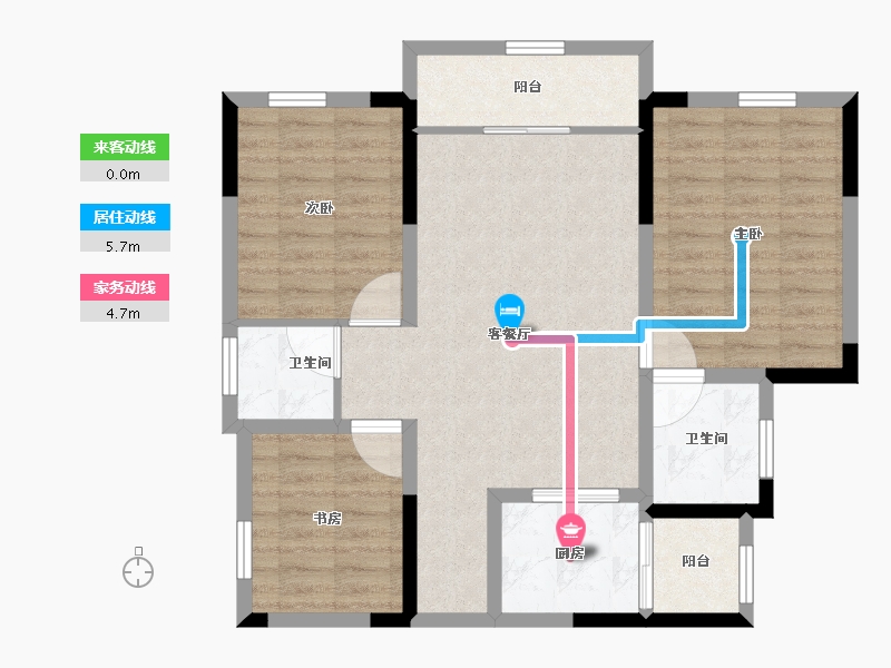 四川省-巴中市-容邦柏润四季城-81.53-户型库-动静线