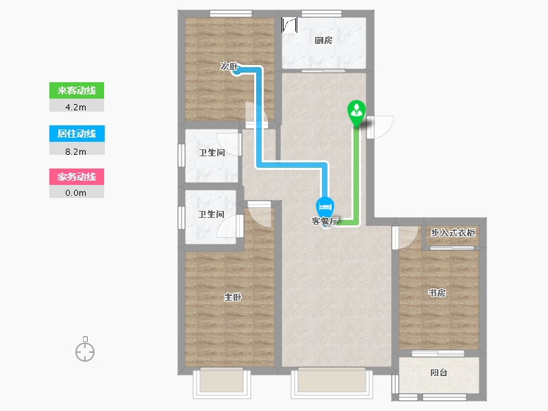 山西省-晋中市-回迁房-101.29-户型库-动静线