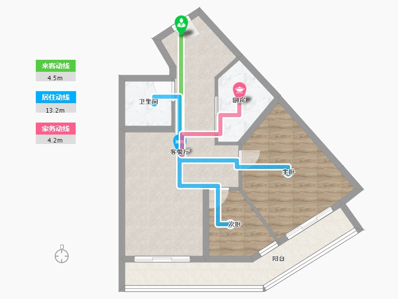 广东省-湛江市-保利海上大都汇-61.84-户型库-动静线