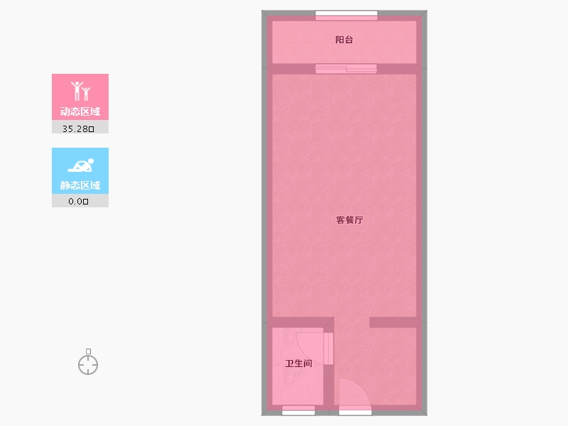 江苏省-南京市-学生宿舍-30.69-户型库-动静分区