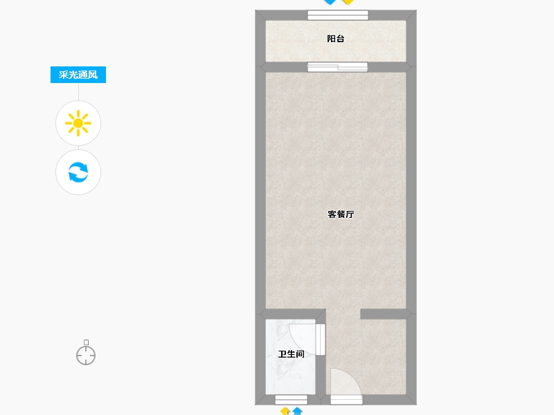 江苏省-南京市-学生宿舍-30.69-户型库-采光通风