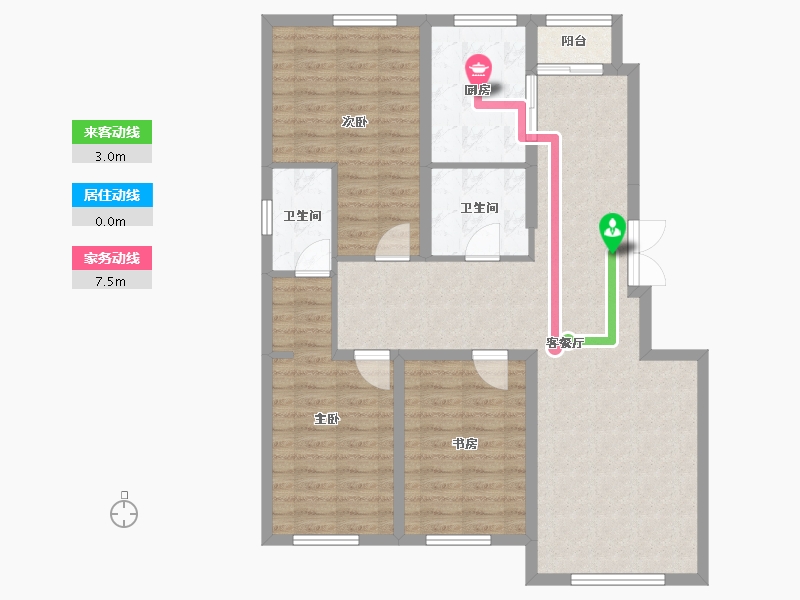 吉林省-松原市-哈达吉地-97.15-户型库-动静线