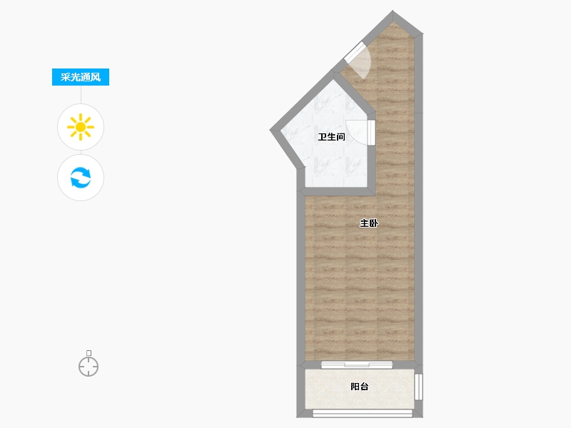 广东省-湛江市-保利海上大都汇-36.58-户型库-采光通风