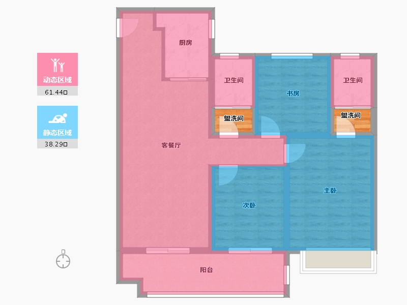 河南省-平顶山市-昌建峰璟-97.00-户型库-动静分区