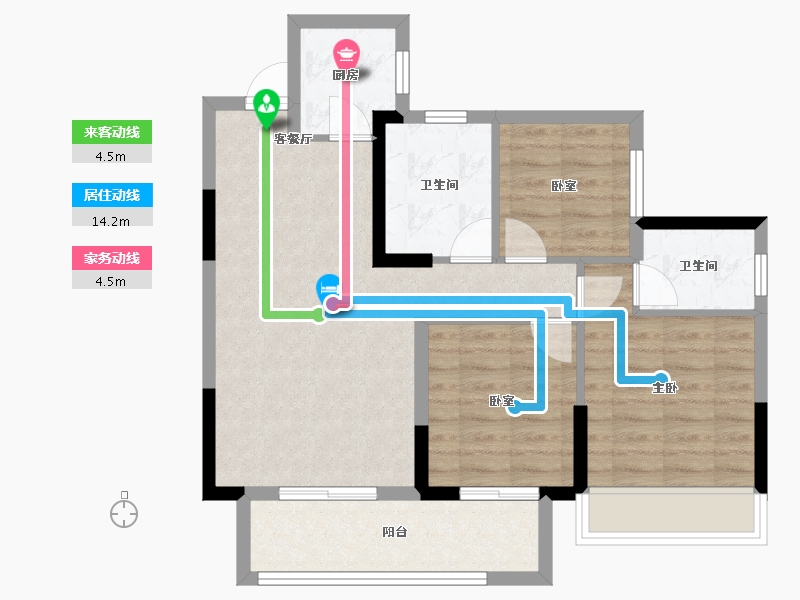 四川省-广安市-加德·爱众江景-73.29-户型库-动静线