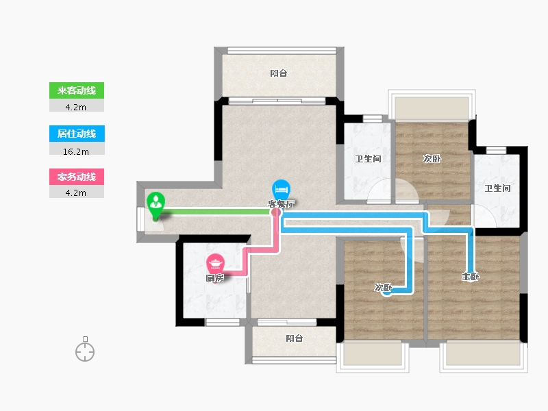 广东省-湛江市-吴川奥园冠军城-80.91-户型库-动静线