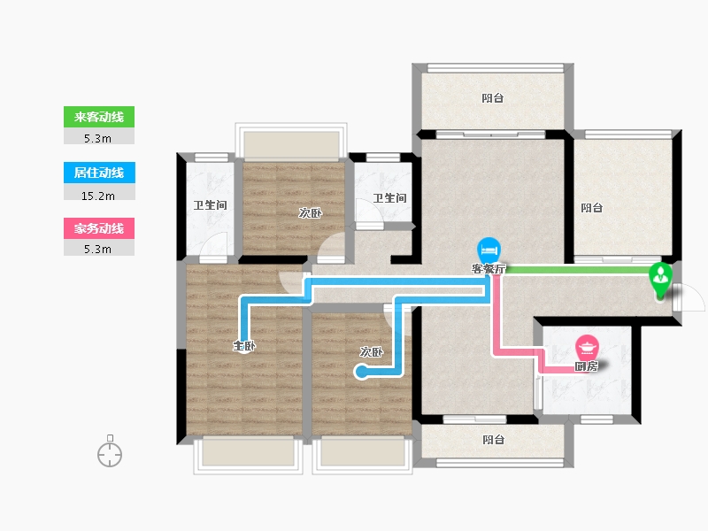 广东省-湛江市-旭阳热带森林-107.55-户型库-动静线