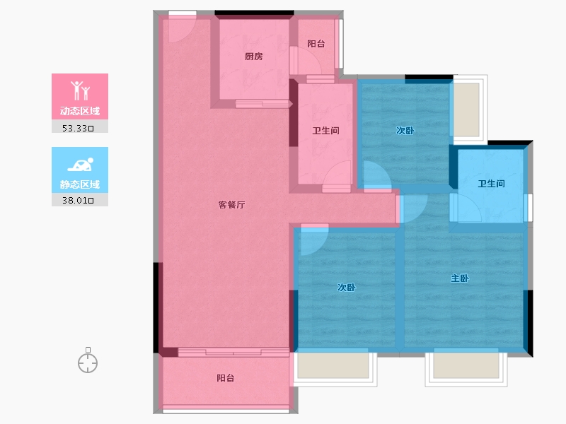 广东省-阳江市-文华峯境-80.08-户型库-动静分区