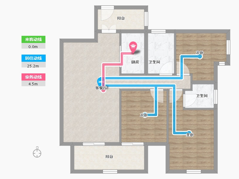 四川省-巴中市-平昌金域华府-92.30-户型库-动静线