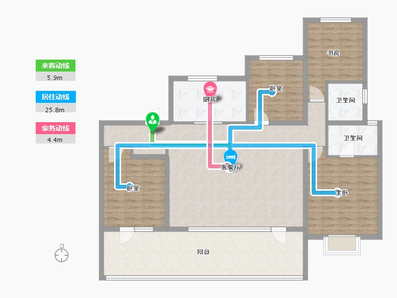 山东省-威海市-中海金线鼎-136.00-户型库-动静线