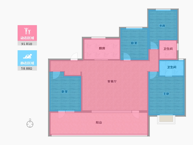 山东省-威海市-中海金线鼎-136.00-户型库-动静分区