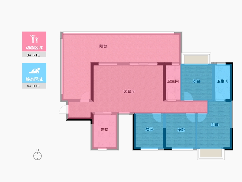 河南省-南阳市-大唐美泉世家-115.55-户型库-动静分区