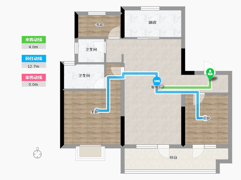 山东省-威海市-​中南威高林清月-88.00-户型库-动静线