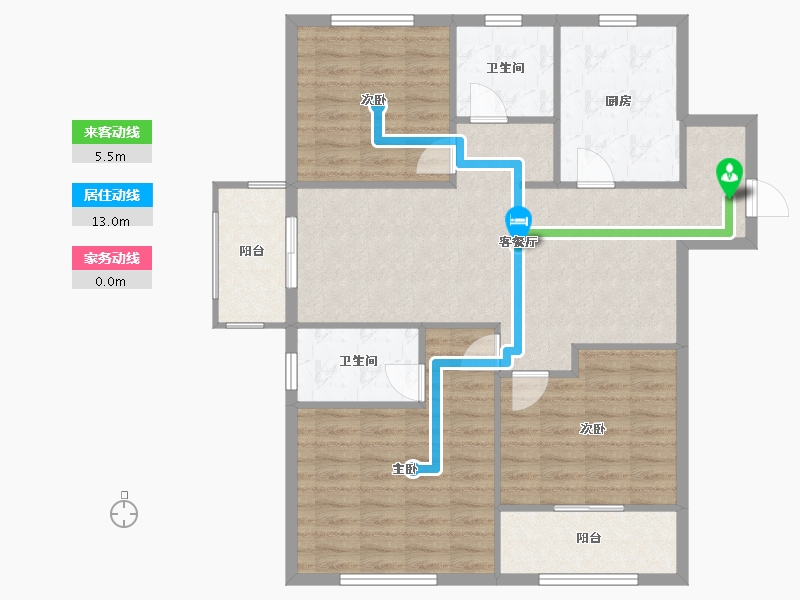 湖北省-黄冈市-翰林学府-99.31-户型库-动静线