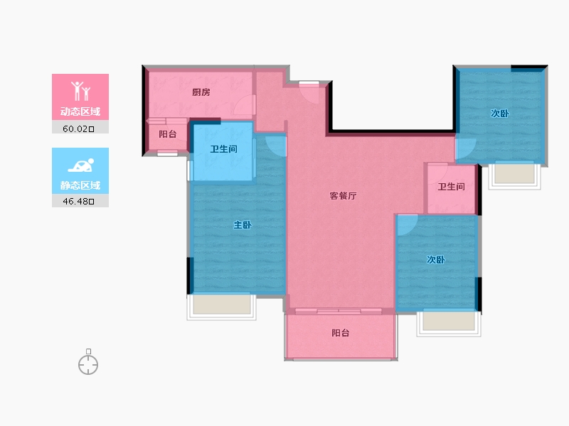 江西省-赣州市-定南山水名都-97.01-户型库-动静分区