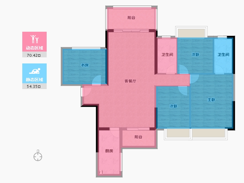 广东省-湛江市-盛和园-112.27-户型库-动静分区