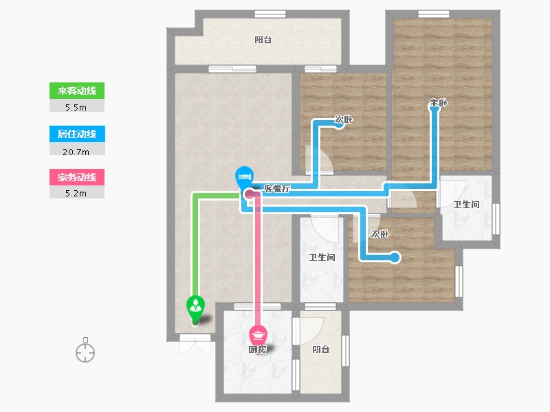 四川省-巴中市-平昌金域华府-91.93-户型库-动静线