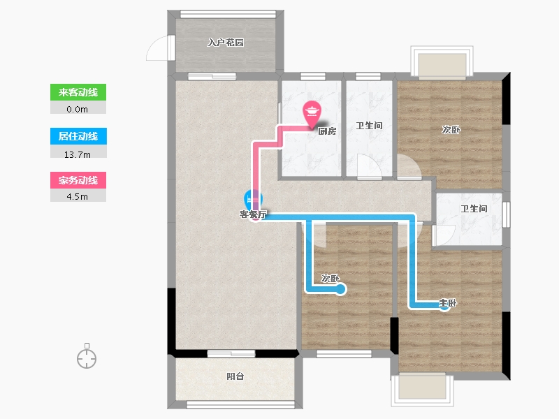 湖北省-随州市-公园三号-97.14-户型库-动静线