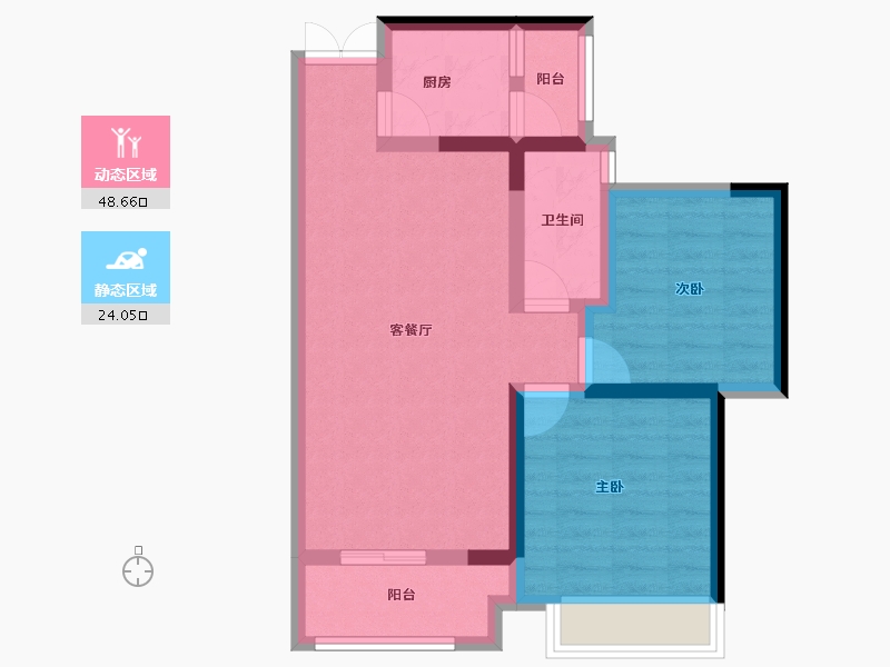 陕西省-汉中市-漢江首府-63.90-户型库-动静分区