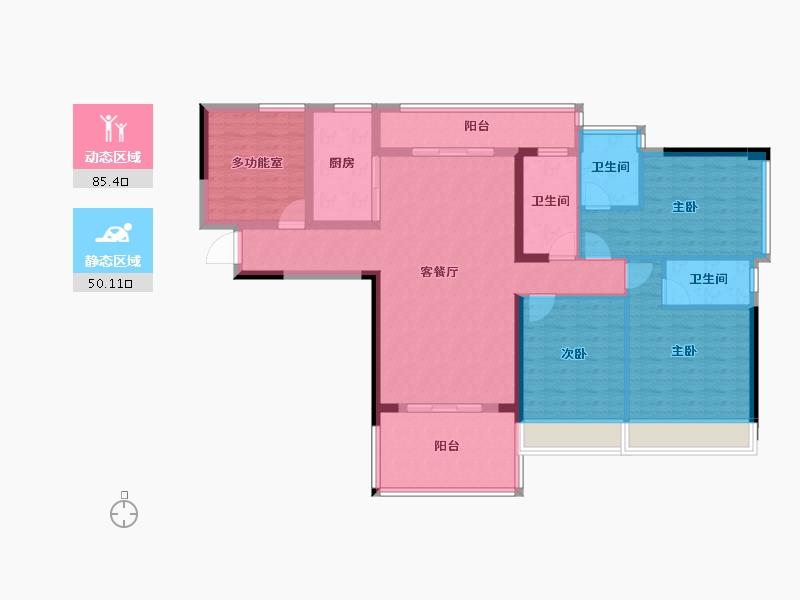 广东省-湛江市-聚翔聚祥花园-121.49-户型库-动静分区