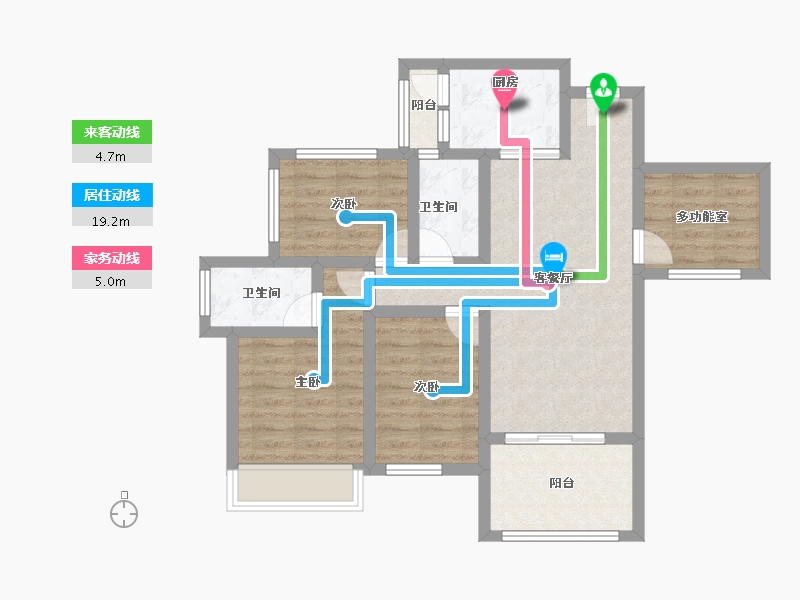 广东省-湛江市-达智华府-77.33-户型库-动静线