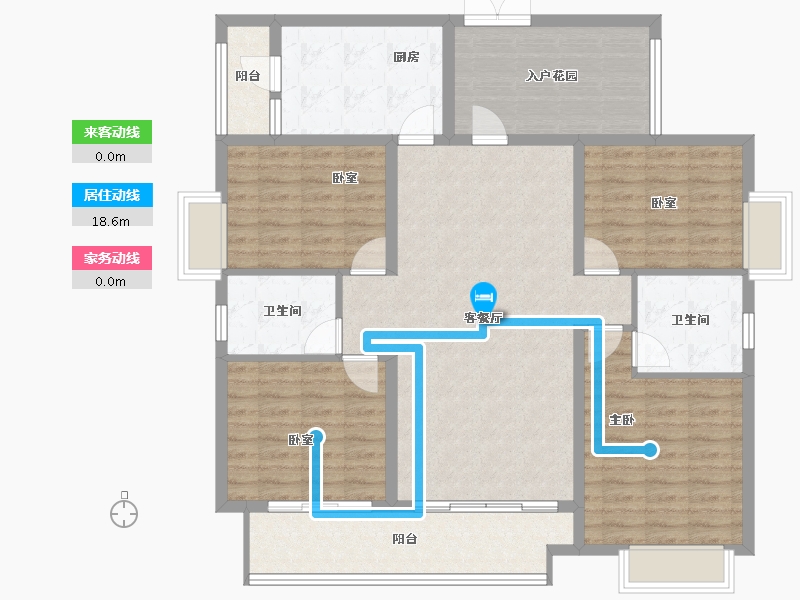 广东省-湛江市-申蓝宝邸-124.09-户型库-动静线