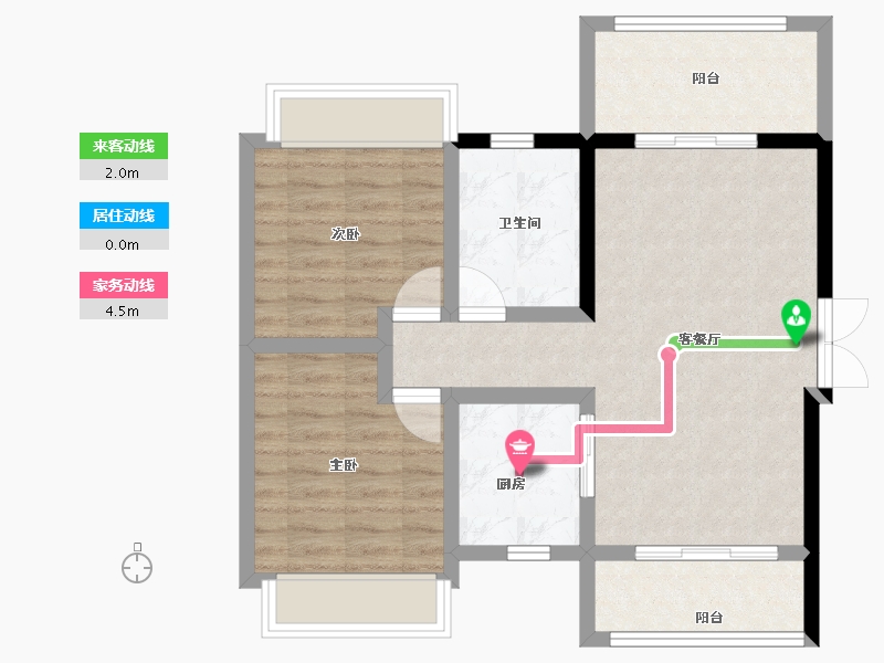 广东省-湛江市-旭阳热带森林-71.16-户型库-动静线