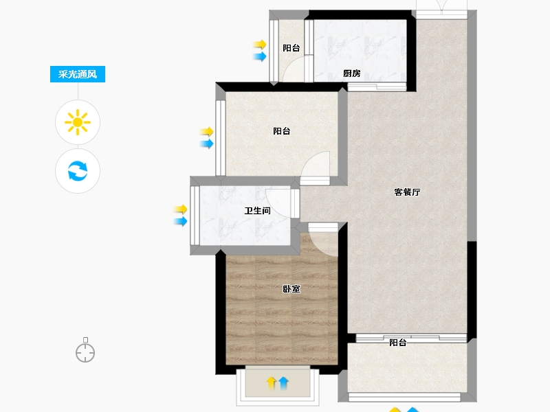 广东省-湛江市-旭阳热带森林-56.29-户型库-采光通风