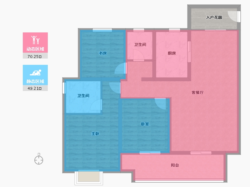 山东省-威海市-​威海万达广场-112.00-户型库-动静分区