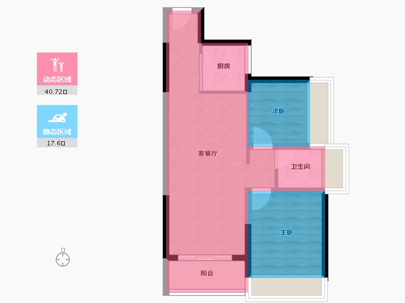 广东省-湛江市-君临蔚蓝海岸-51.61-户型库-动静分区