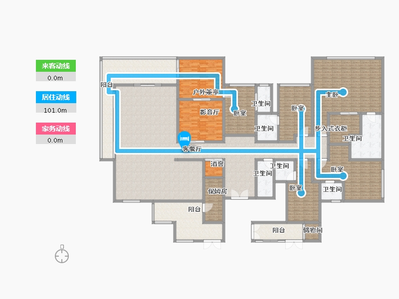 湖南省-衡阳市-汇方雁归来-360.00-户型库-动静线