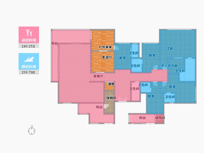 湖南省-衡阳市-汇方雁归来-360.00-户型库-动静分区