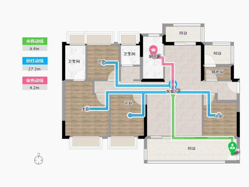 广东省-梅州市-五华敏捷城-115.21-户型库-动静线