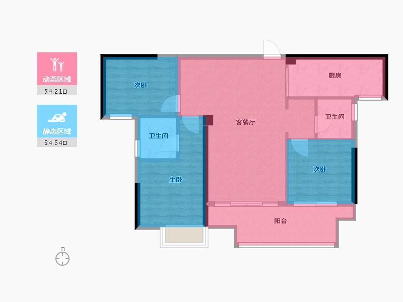 江西省-赣州市-君悦湾-99.17-户型库-动静分区