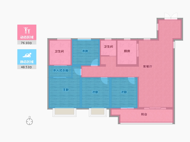 江西省-赣州市-远洋红星·中央广场-112.00-户型库-动静分区