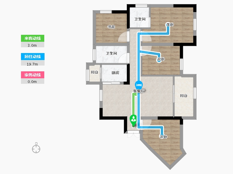 四川省-巴中市-容邦柏润四季城-79.12-户型库-动静线