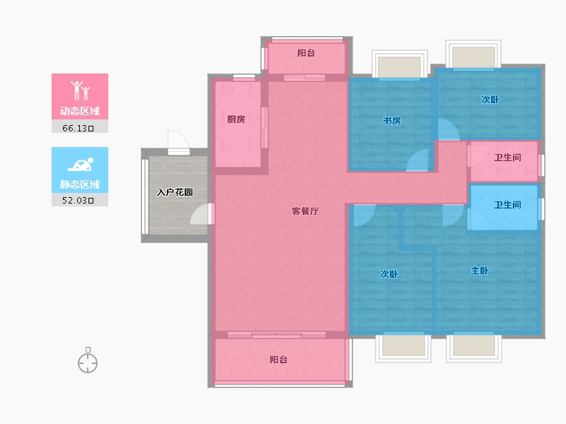 江西省-赣州市-大余碧桂园-112.80-户型库-动静分区