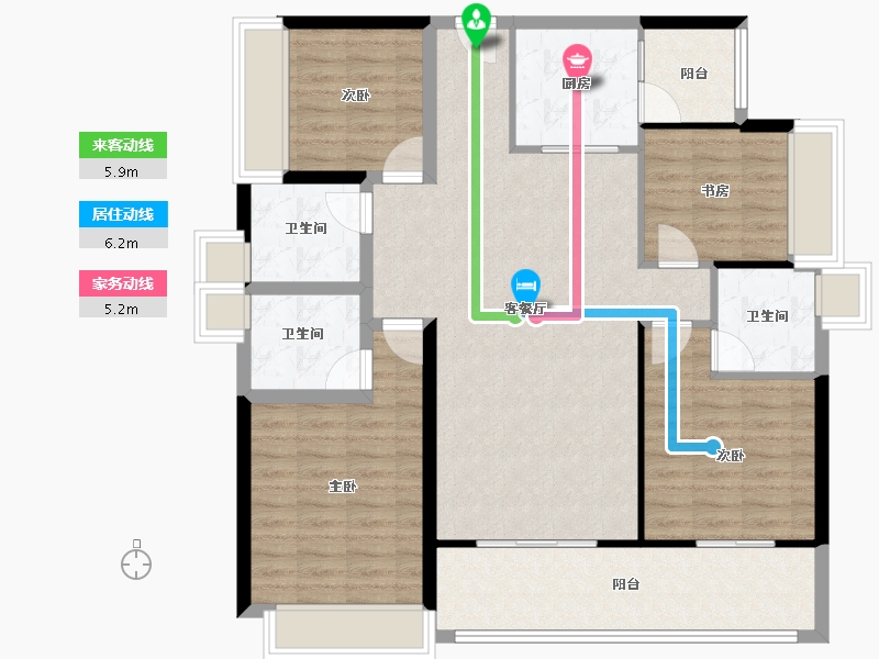 广东省-阳江市-文华峯境-112.56-户型库-动静线