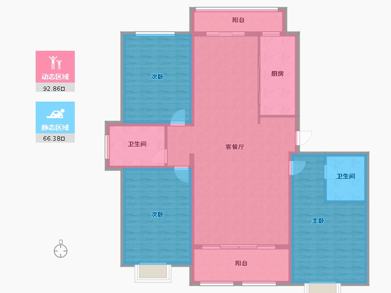 山东省-济宁市-崇文和悦-145.14-户型库-动静分区