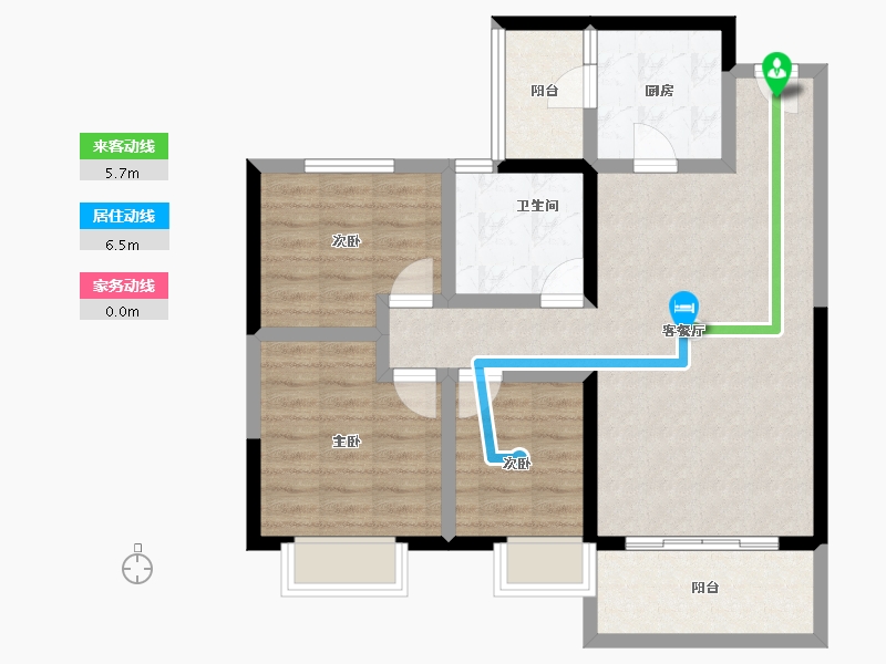 河南省-开封市-郑东恒大文化旅游城-81.34-户型库-动静线