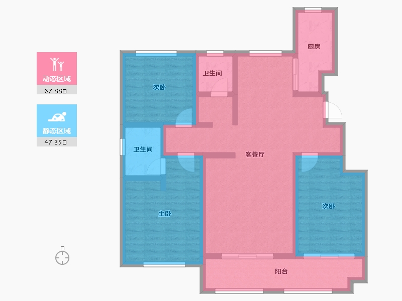 河北省-廊坊市-京安府-102.00-户型库-动静分区