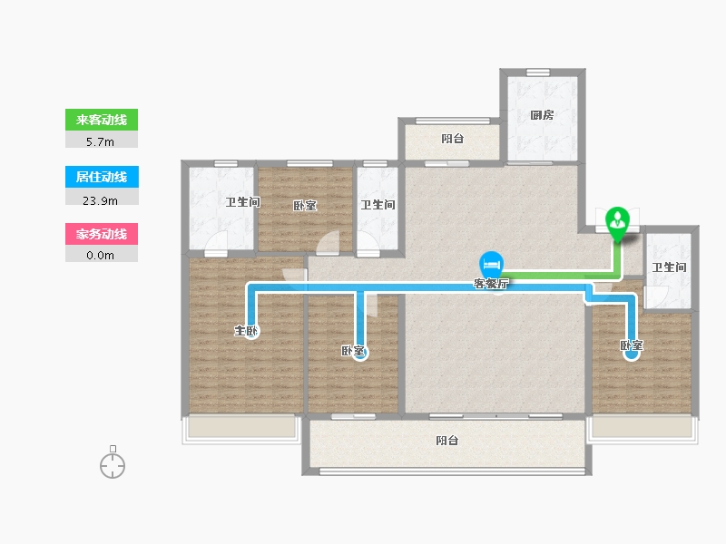 河南省-安阳市-碧桂园林语印象-168.00-户型库-动静线