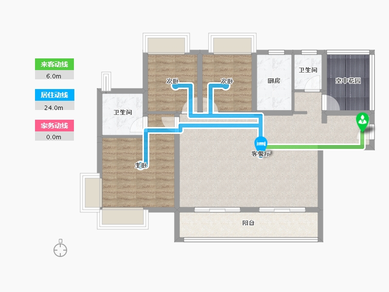 广东省-湛江市-保利海上大都汇-94.41-户型库-动静线