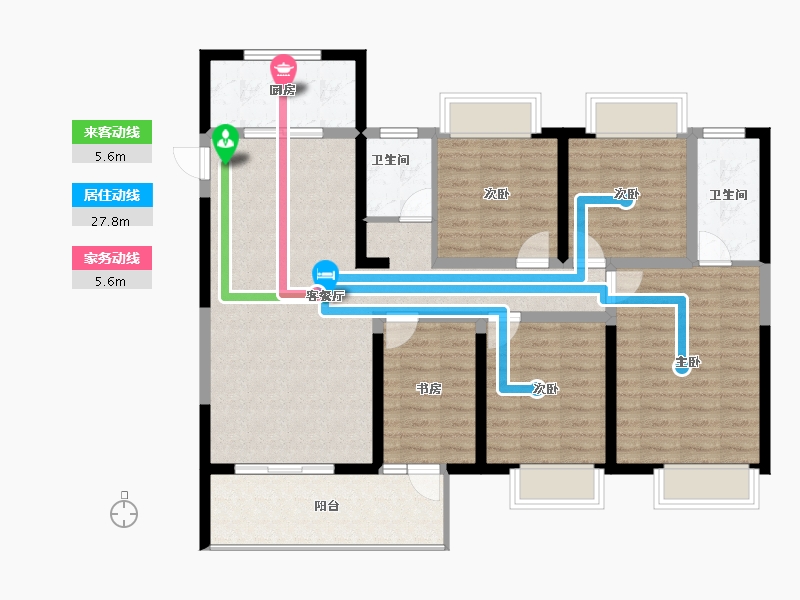 江苏省-淮安市-京师学院里-115.53-户型库-动静线