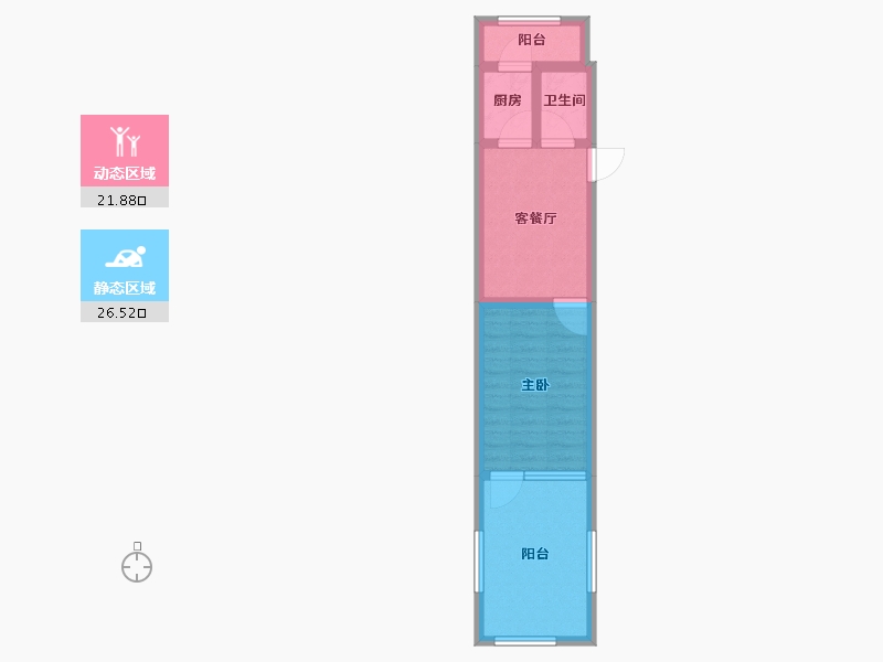 陕西省-宝鸡市-合力·西润南山-42.12-户型库-动静分区