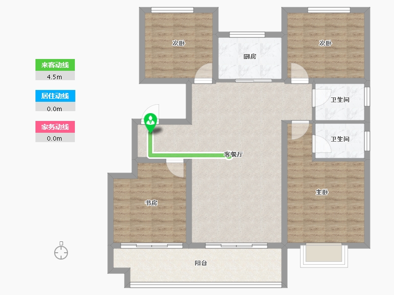 安徽省-安庆市-广源·城央壹品-103.12-户型库-动静线